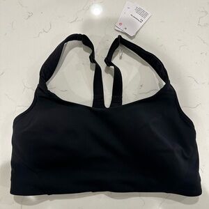 NWT black lululemon all powered up bra